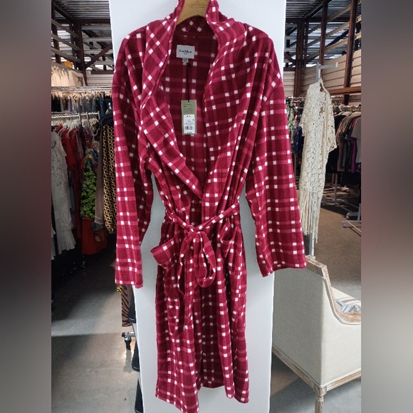 Goodfellow & Co. Red Plaid Robe - Picture 1 of 10